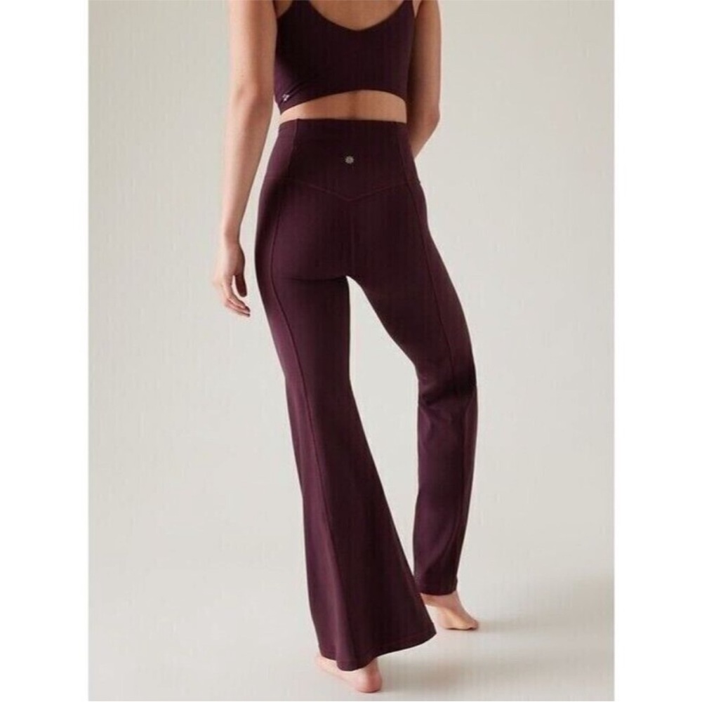 NEW with tags ATHLETA Elation Ultra Flare Pant M Medium Spiced Cabernet 791847 - Picture 4 of 8
